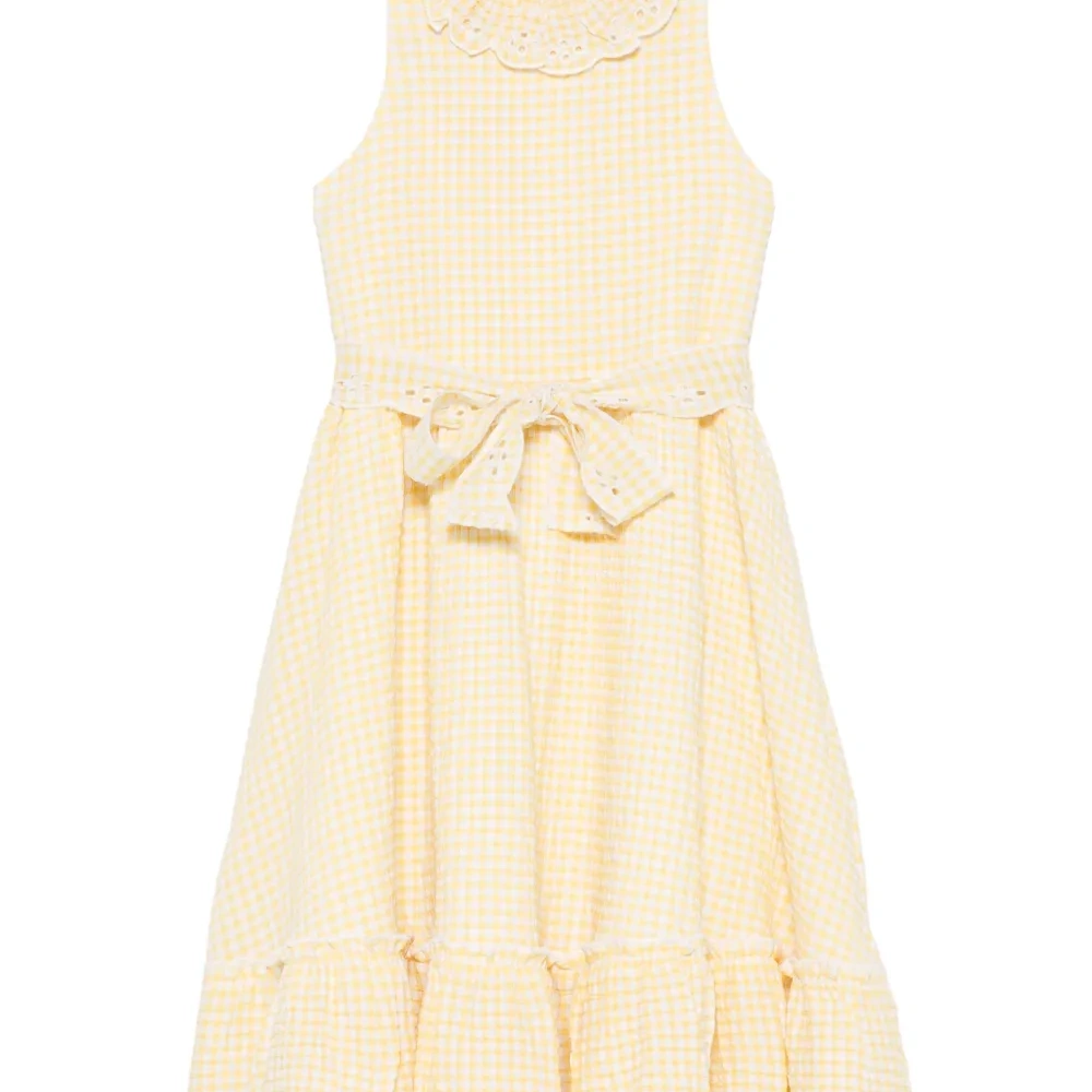 Платье в клетку гингем