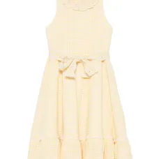 Платье в клетку гингем