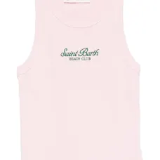 Топ с вышитым логотипом