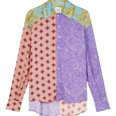 рубашка с узором пейсли рубашка с узором пейсли