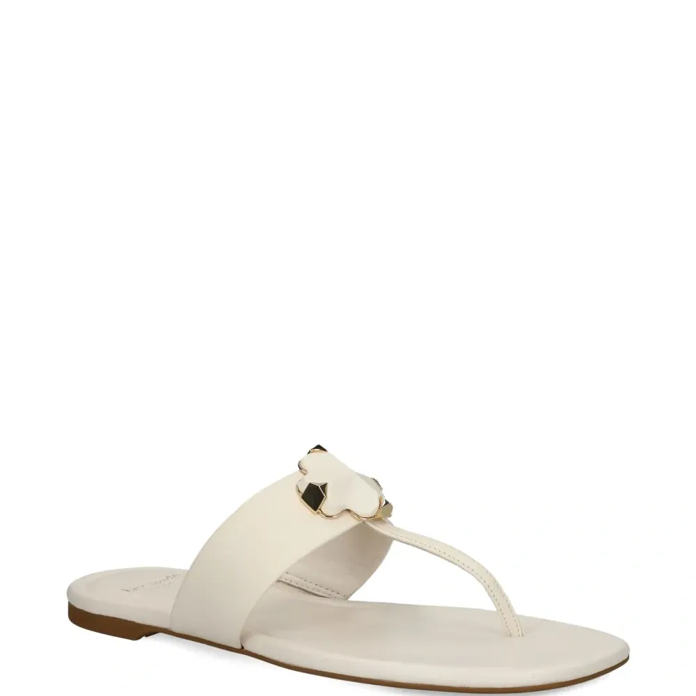 Сандалии с цветочной аппликацией