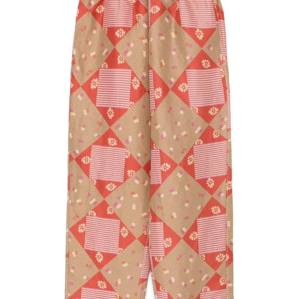 Брюки с принтом