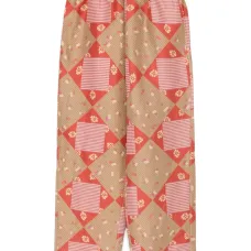 Брюки с принтом