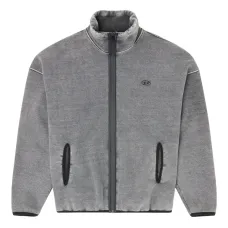 Флисовый свитер на молнии с логотипом