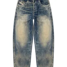 Джинсы 1997 D-Enim из вареного денима