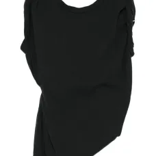 Топ с перекрученным вырезом "лодочка"