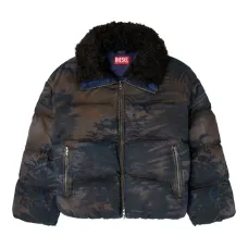 Стеганый пуховик