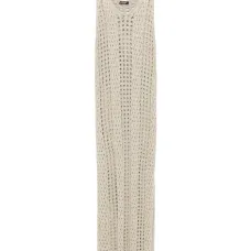 Платье макси рыхлой вязки