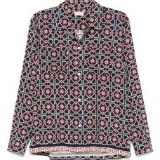 рубашка с графичным принтом