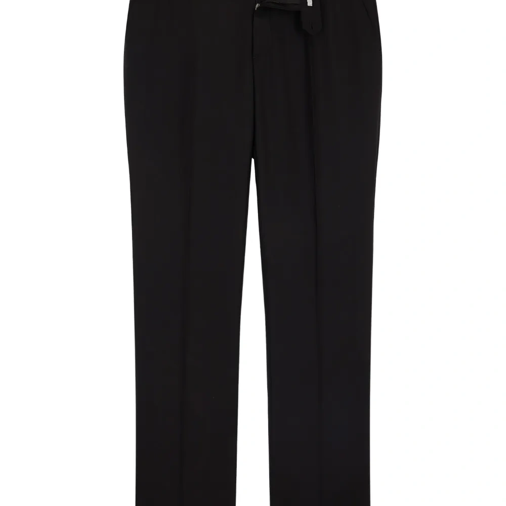 Прямые брюки с потайной застежкой