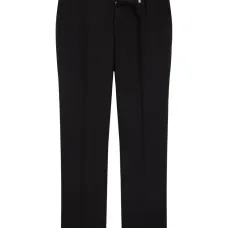 Брюки строгого кроя со складками