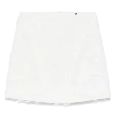 Жаккардовая юбка с цветочным принтом Жаккардовая юбка с цветочным принтом