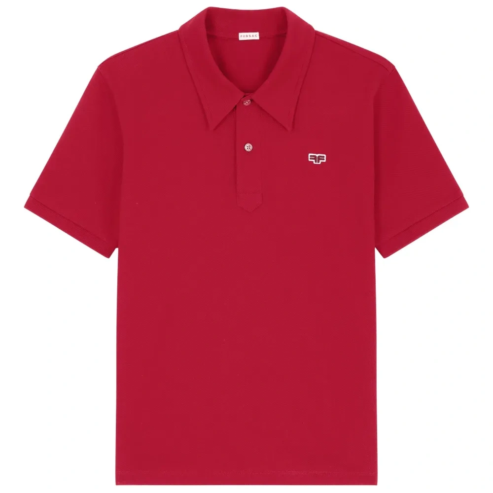 рубашка поло с вышитым логотипом