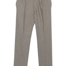 Шерстяные брюки с эластичным поясом