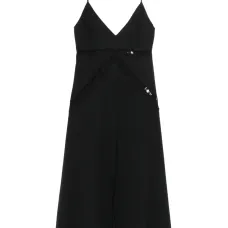 Платье миди с вышивкой