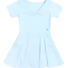 Платье с короткими рукавами