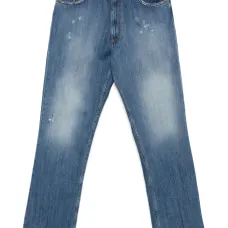 Джинсы с нашивкой-логотипом