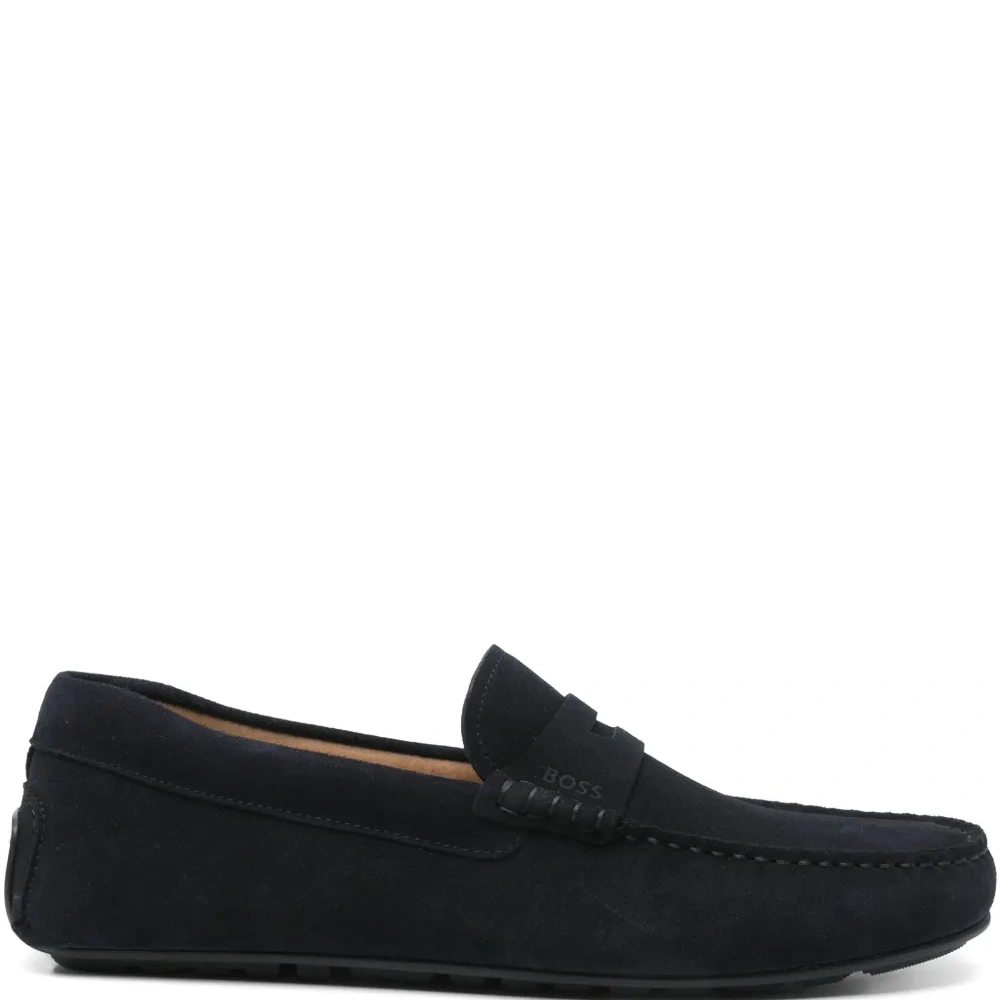 Замшевые лоферы