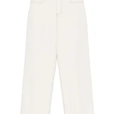 Джинсы с бахромой