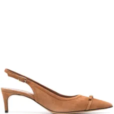 Замшевые туфли-лодочки