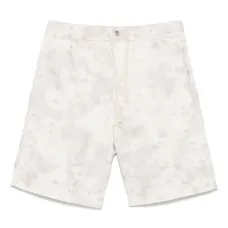 Джинсовые шорты с принтом