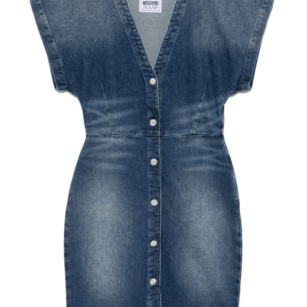 Джинсовое платье мини