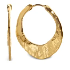 Серьги-кольца Capri среднего размера