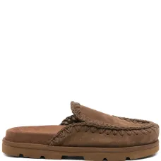 Мюли с декоративной строчкой