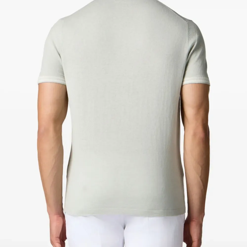 футболка с отделкой в рубчик футболка с отделкой в рубчик