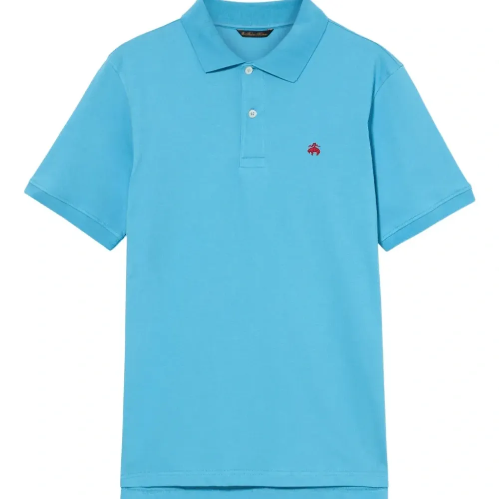 Рубашка поло с вышитым логотипом