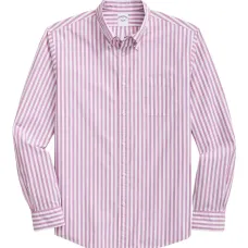 Полосатая рубашка на пуговицах