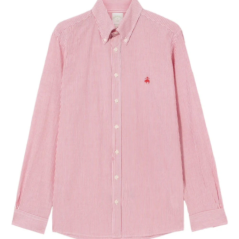 Полосатая рубашка на пуговицах