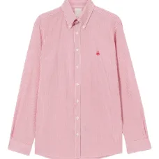 Полосатая рубашка на пуговицах