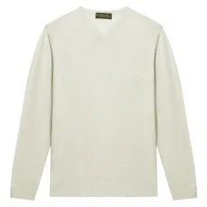 футболка с V-образным вырезом и длинными рукавами