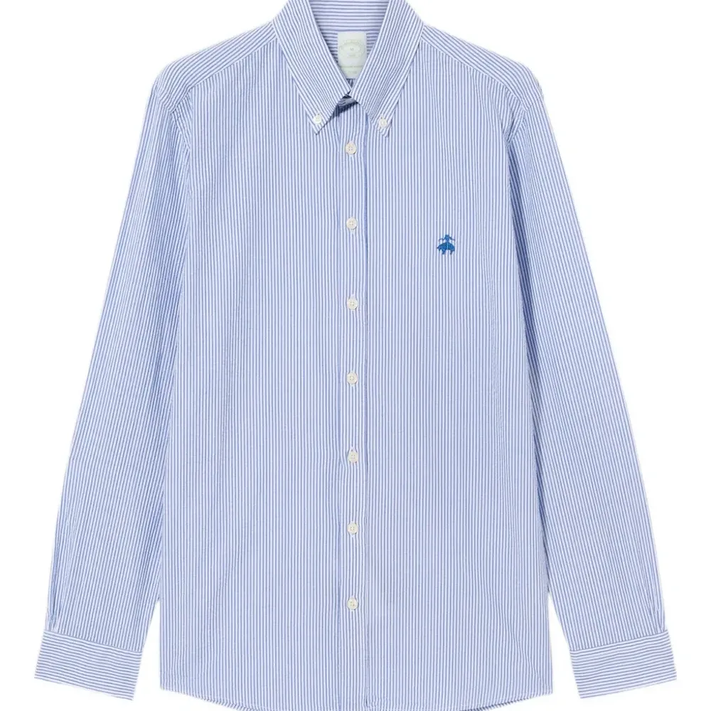 Полосатая рубашка на пуговицах