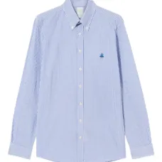 Полосатая рубашка на пуговицах