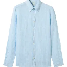 Полосатая рубашка на пуговицах