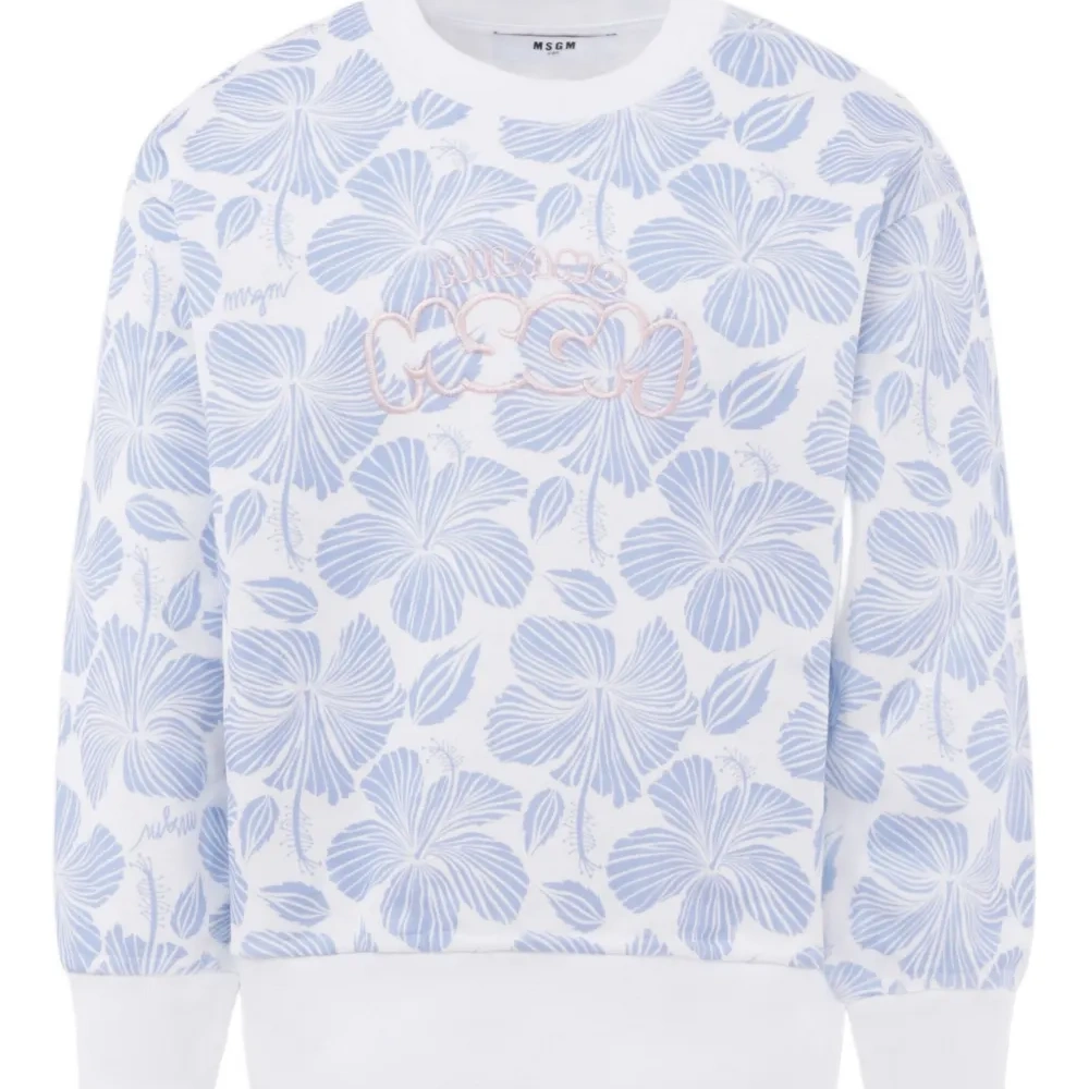 Толстовка с цветочным принтом