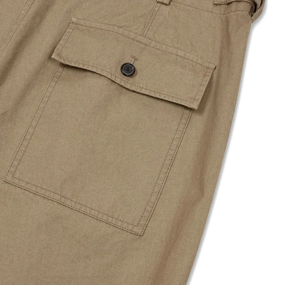 Брюки карго со складками