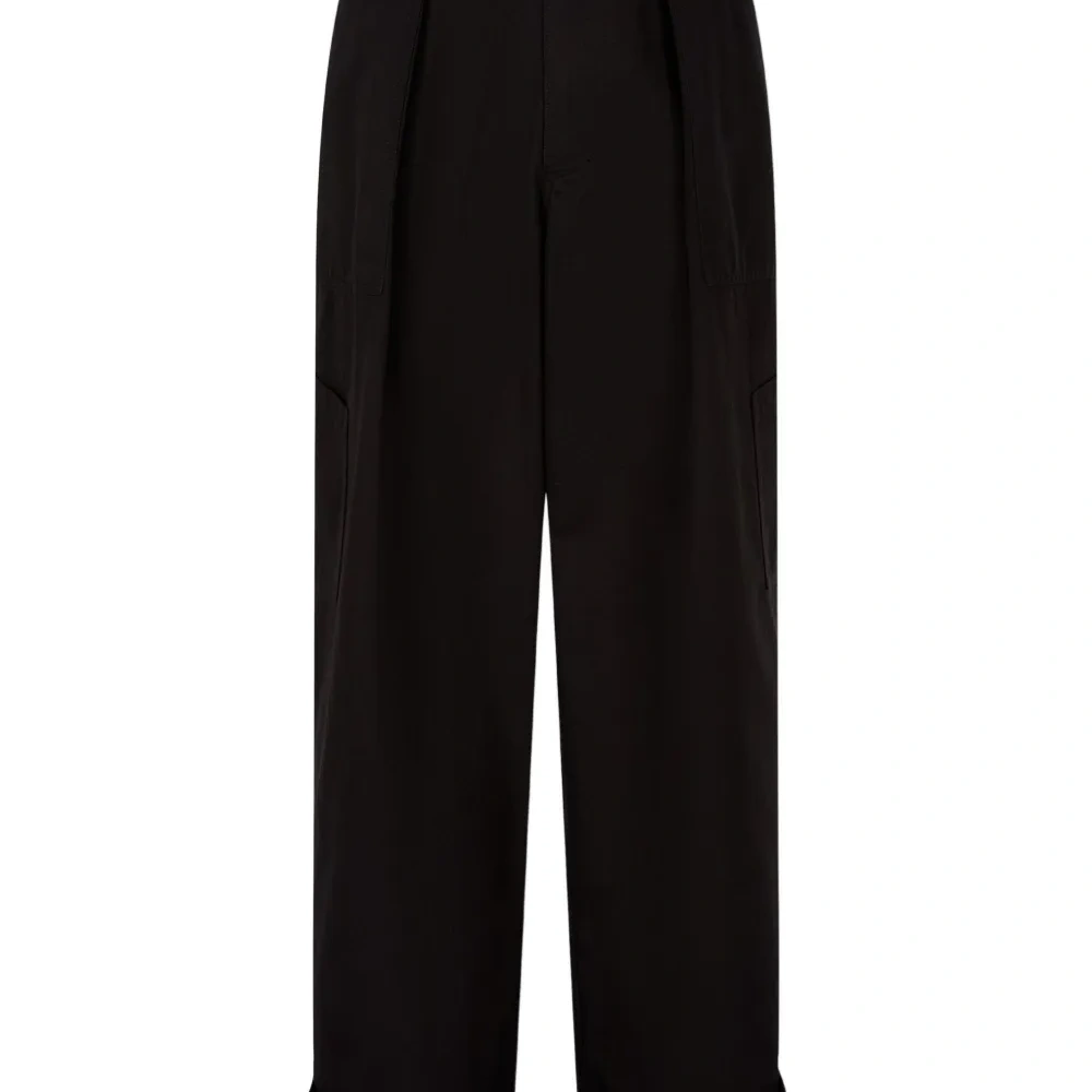 Брюки карго со складками