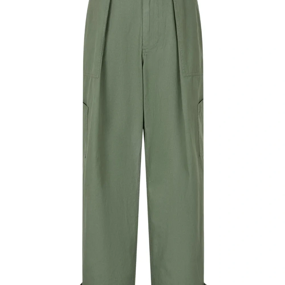 Брюки карго со складками