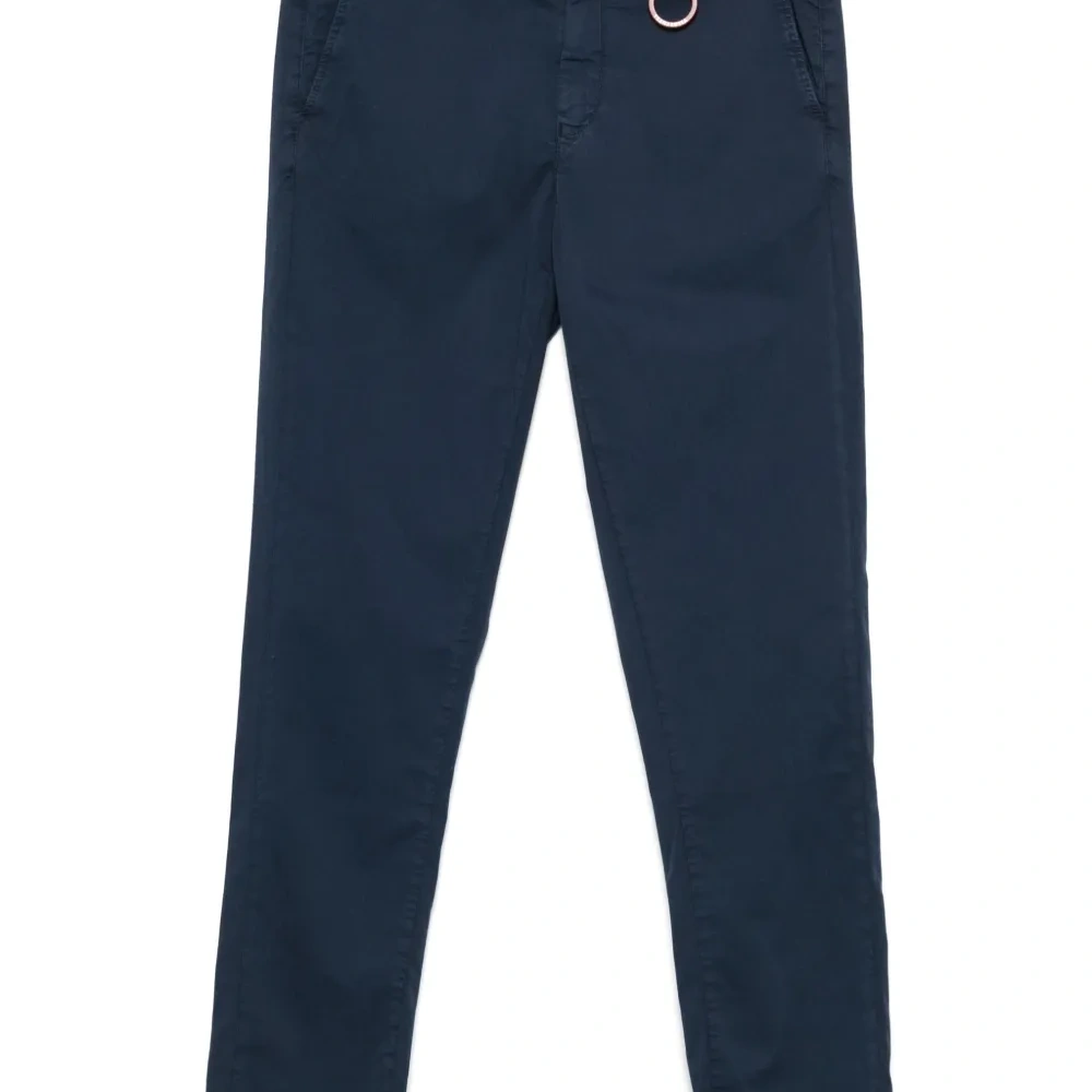 Брюки с нашивкой-логотипом