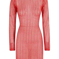 Полупрозрачное платье мини