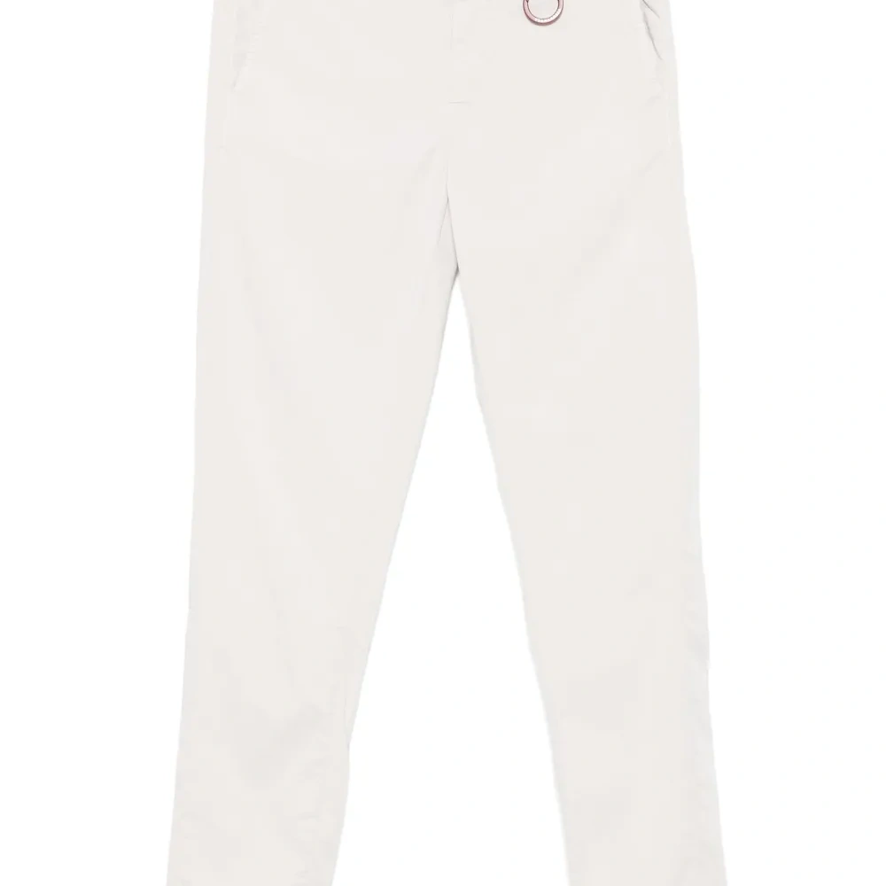 Брюки с нашивкой-логотипом