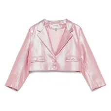 Пиджак с эффектом металлик