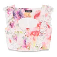 Топ с цветочным принтом