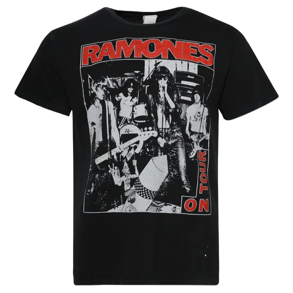 Хлопковая футболка с принтом Ramones Хлопковая футболка с принтом Ramones