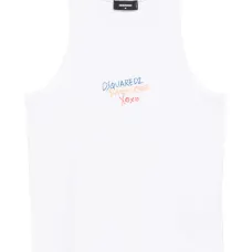 Топ с вышитым логотипом