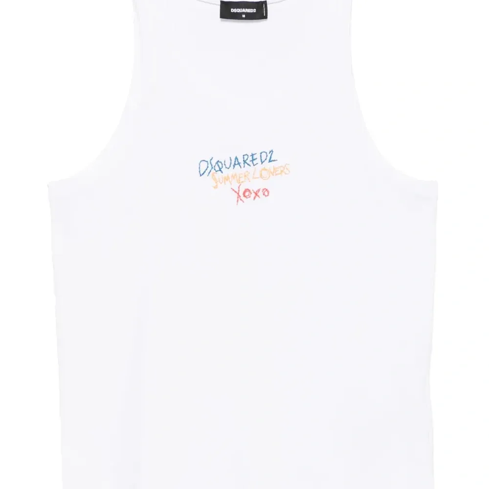 Топ с вышитым логотипом