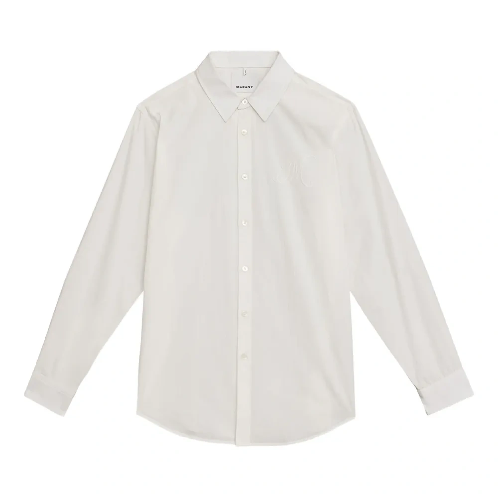 Рубашка с длинными рукавами и вышивкой